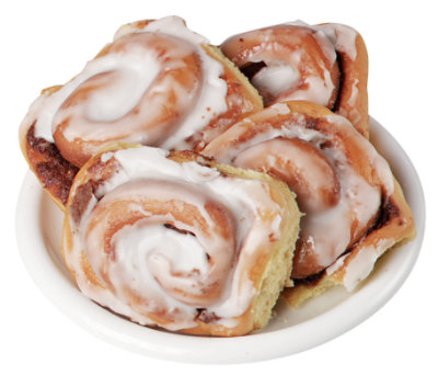 Bakery Cinnamon Rolls With Cream Cheese - 4 Count - Image 1