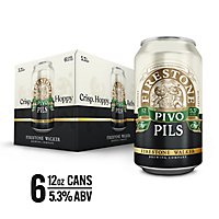 Firestone Walker Pivo Pilsner Beer Cans - 6-12 Fl. Oz. - Image 1