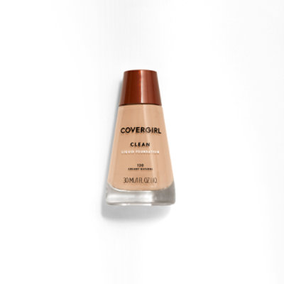 COVERGIRL Clean Liquid Foundation Normal Skin Creamy Natural 120 - 1 Fl. Oz.
