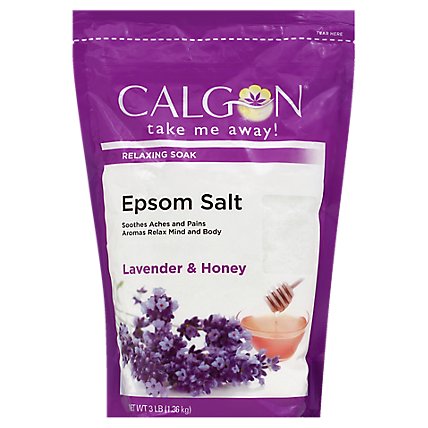 Calgon Epsom Salt Lavender & Honey - 3 Lb - Image 1