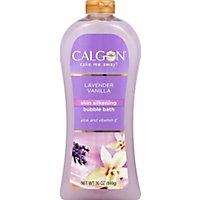 Calgon Bubble Bath Skin Silkening Lavender Vanilla - 30 Oz - Image 2