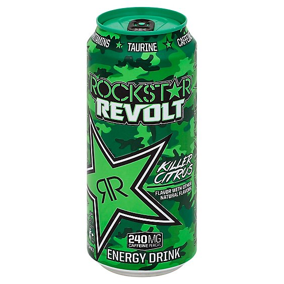 Rockstar Energy Drink Revolt Killer Citrus - 16 Fl. Oz.