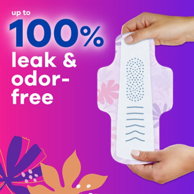 Always Radiant Pads Size 1 Regular Absorbency Scented - 15 Count - Image 3