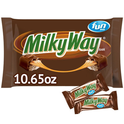 Milky Way Fun Size Chocolate Candy Bars Bag - 10.65 Oz - Image 1