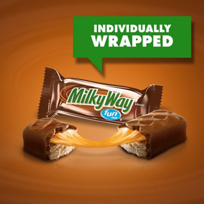 Milky Way Fun Size Chocolate Candy Bars Bag - 10.65 Oz - Image 2