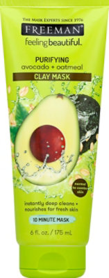 Freeman Clay Masque Avocado/Oatmeal - 6 Oz - Image 2