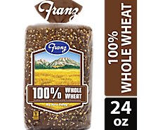 Franz Sandwhich Bread Big Horn Valley 100% Whole Wheat - 24 Oz