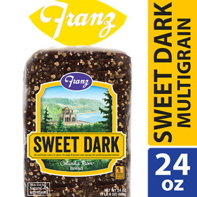 Franz Sandwhich Bread Columbia River Multi Gain Sweet Dark- 24 Oz - Image 1