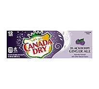 Canada Dry Blackberry Ginger Ale - 12-12 Fl. Oz.