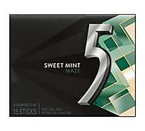 5 Gum Sweet Mint Sugarfree Gum Single Pack