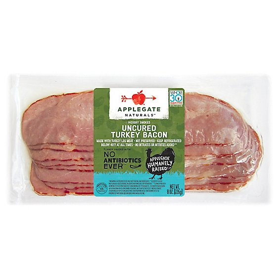 Applegate Natural Uncured Turkey Bacon - 8oz