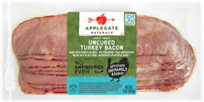 Applegate Natural Uncured Turkey Bacon - 8oz