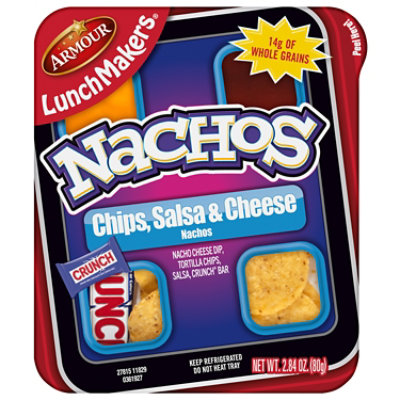 Armour Lunch Maker Nachos Chips Salsa & Cheese - 2.9 Oz