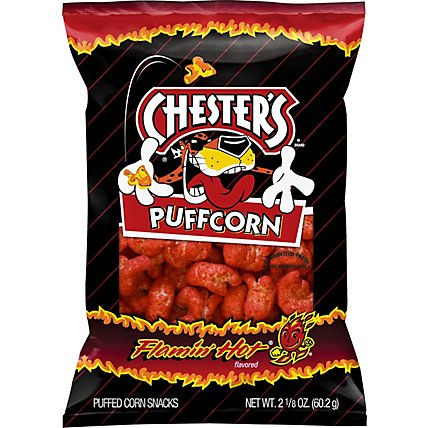 CHESTERS Popcorn Flamin Hot - 2.125 Oz - Image 2