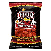 CHESTERS Popcorn Flamin Hot - 2.125 Oz - Image 1