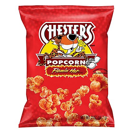 CHESTERS Popcorn Flamin Hot - 2 Oz - Image 3