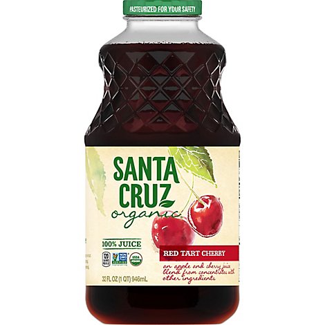 Santa Cruz Organic 100% Juice Cherry Red Tart - 32 Fl. Oz.