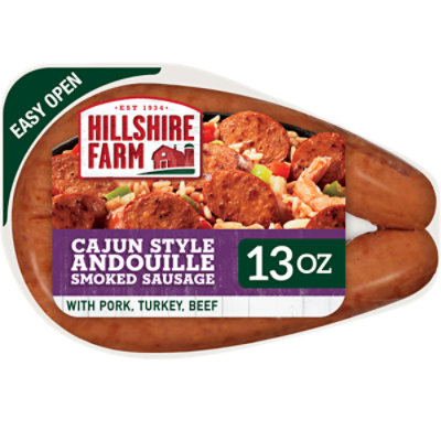 Hillshire Farm Cajun Style Andouille Smoked Sausage Rope - 13 Oz - Image 1