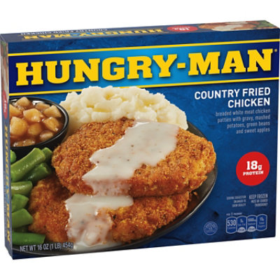 Hungry-Man Country Fried Chicken Frozen Dinner - 16 Oz
