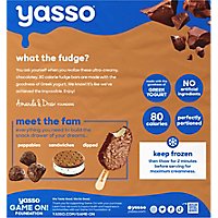 Yasso Frozen Yogurt Greek Bars Chocolate Fudge - 4-3.5 Fl. Oz. - Image 6