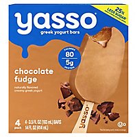 Yasso Frozen Yogurt Greek Bars Chocolate Fudge - 4-3.5 Fl. Oz. - Image 2