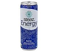 steaz Energy Green Tea Organic Berry - 12 Fl. Oz.