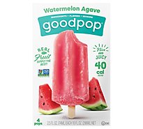 GoodPop Pops Watermelon Agave - 4-2.75 Fl. Oz.