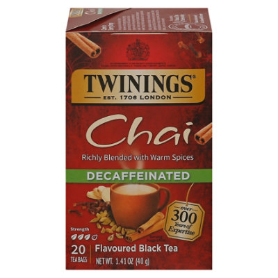 Twinings Green Tea, Naturally Decaffeinated, Bags 20 Ea