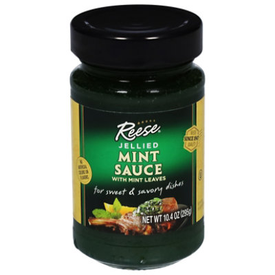 Reese Jelly Mint Sauce with Mint Leaves - 10.5 Oz - Image 3