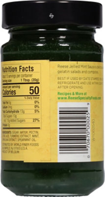 Reese Jelly Mint Sauce with Mint Leaves - 10.5 Oz - Image 5