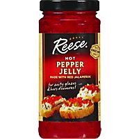 Reese Jelly Hot Pepper Made with Real Jalapenos - 10 Oz - Image 2