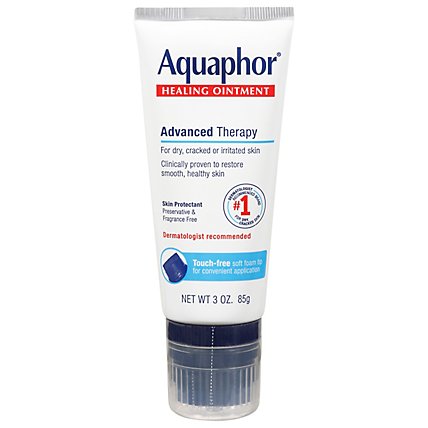 Aquaphor Advanced Therapy Healing Ointment With Touch Free Applicator - 3 Oz - Image 3