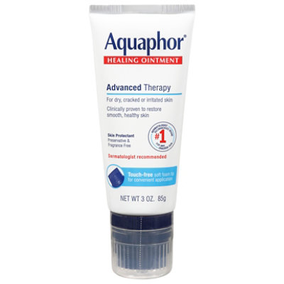 Aquaphor Advanced Therapy Healing Ointment With Touch Free Applicator - 3 Oz - Image 1