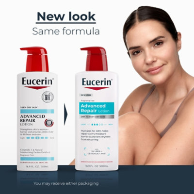 Eucerin Advanced Repair Body Lotion - 16.9 Fl. Oz. - Image 2