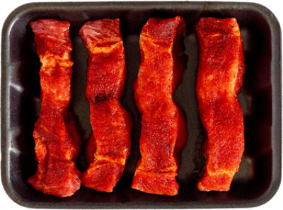 Meat Counter Pork Loin Boneless Country Style Rib Seasoned Vpc - 2.50 LB - Image 1
