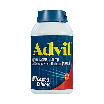 Advil Ibuprofen Tablets 200mg Pain Reliever NSAID Coated - 300 Count - Image 2