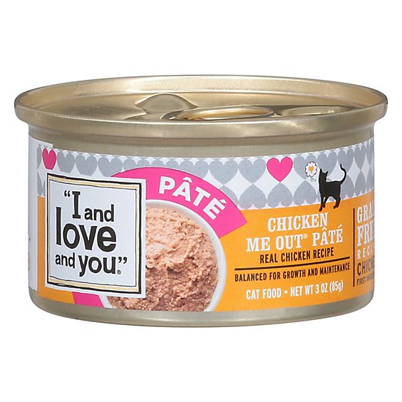 I And Love And You Cat Food Natural Chicken Me Out Recipe Can - 3 Oz