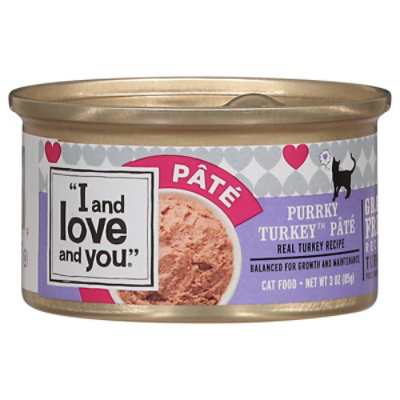 I And Love And You Cat Food Natural Purrky Turkey Recipe Can - 3 Oz - Image 2
