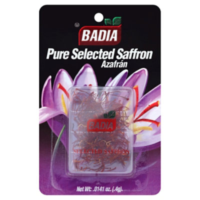 Badia Saffron Pure Selected - 0.0141 Oz - Image 1