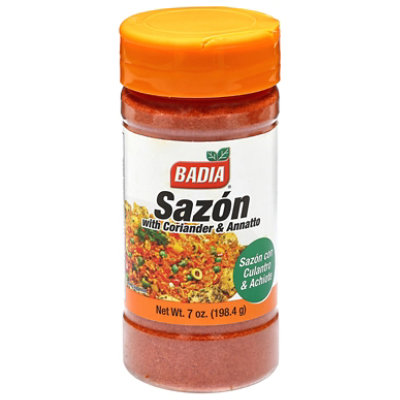 Badia Sazon Coriander & Annatto, 7 oz Bottle
