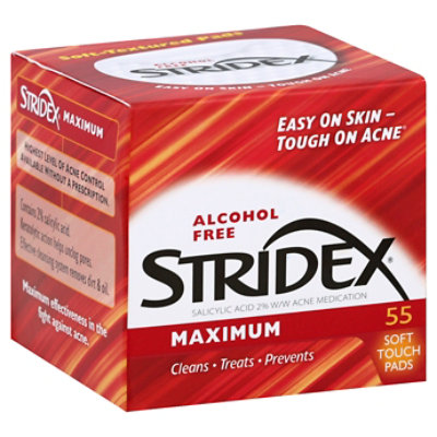 Stridex Acne Pads Max Strong - 55 Count - Image 1