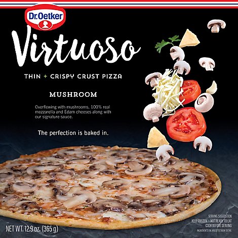 Dr. Oetker Virtuoso Pizza Mushroom Frozen - 12.9 Oz