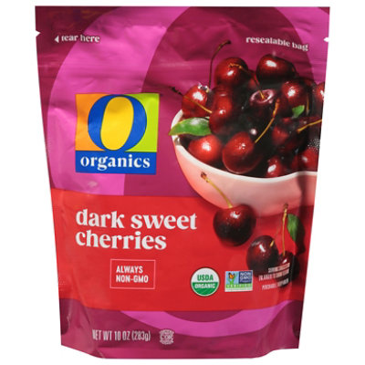 O Organics Cherries Dark Sweet - 10 Oz - Image 1