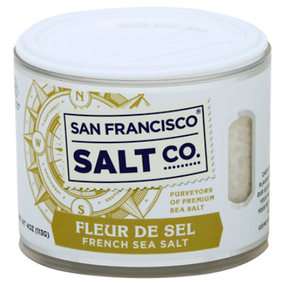 San Francisco Salt Co. Sea Salt Fleur De Sel - 4 Oz - Image 1