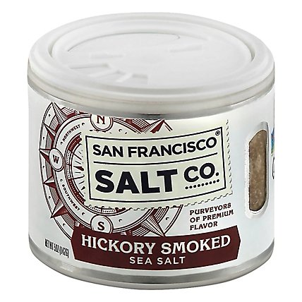 San Francisco Salt Co. Sea Salt Stackable Hickory Smoke - 5 Oz - Image 1