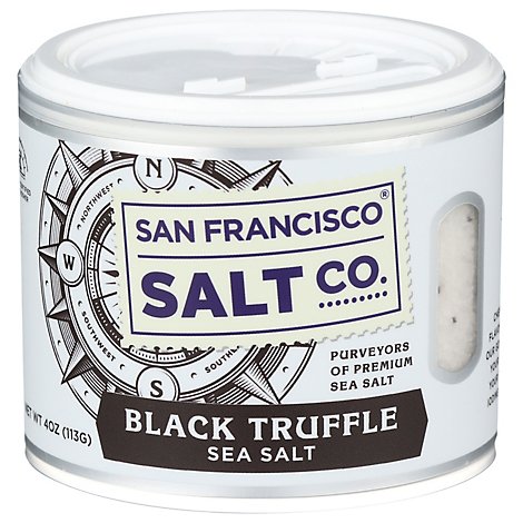 San Francisco Salt Co. Sea Salt Black Truffle - 4 Oz