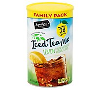 Signature SELECT Iced Tea Mix Sugar Sweetened Natural Lemon Flavor - 70.3 Oz