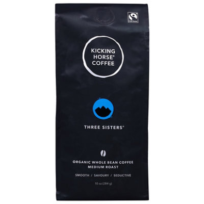 Kicking Horse Coffee Whole Bean Medium Roast Three Sisters - 10 Oz - Image 3