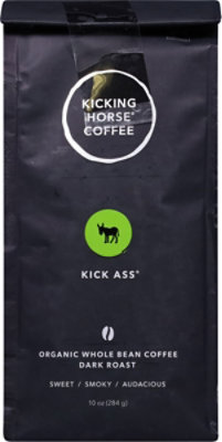 Kicking Horse Coffee Whole Bean Dark Roast Kick Ass - 10 Oz - Image 4