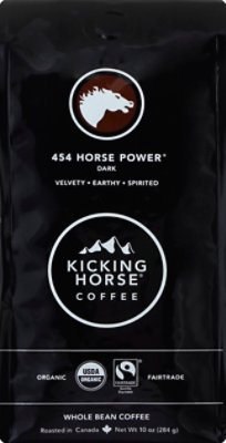 Kicking Horse Coffee Whole Bean Dark Roast 454 Horse Power - 10 Oz - Image 2